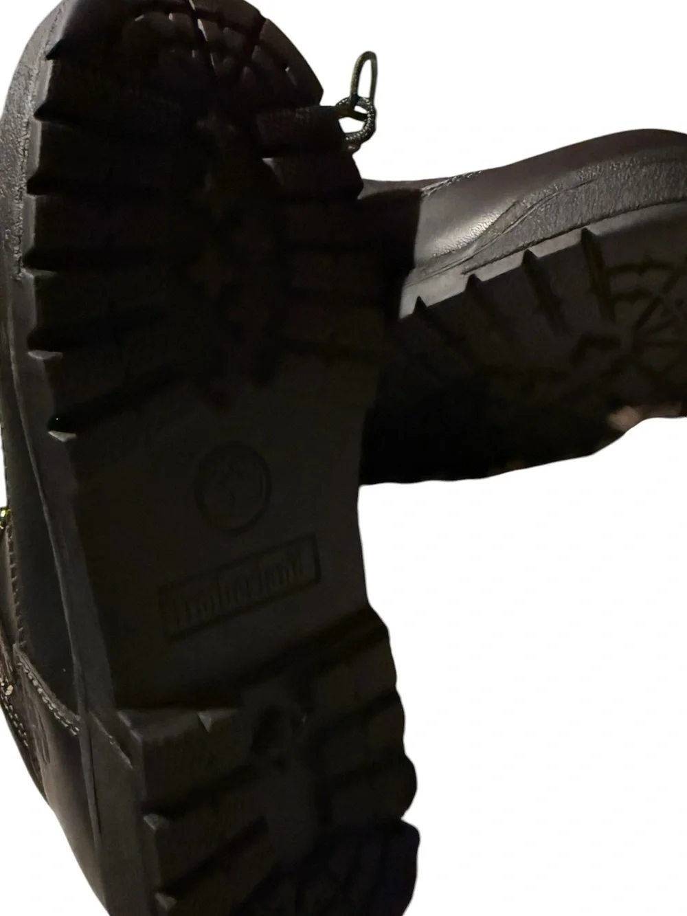 Timberland Black Lace-Up Leather Women's Boots